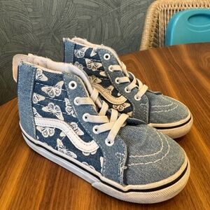 Vans Butterfly High Tops Toddler Girls